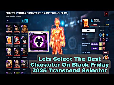 Lets Select The Best Character On Black Friday 2025 Transcend Selector - Marvel Future Fight