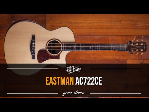 Eastman AC722CE Acoustic Electric Guitar Solid Spruce Rosewood LR Baggs Case image 14