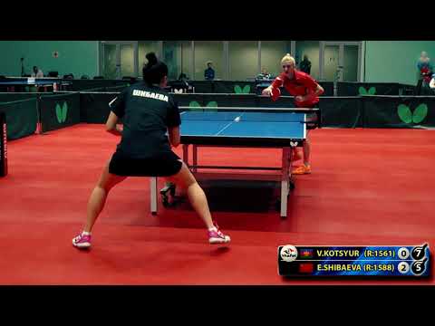 6.KOTSYUR - SHIBAEVA MOSCOW Championship RUSSIAN table tennis настольный теннис