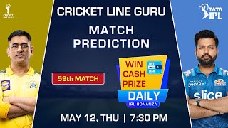 CSK vs MI 59 Match Prediction | IPL 2022 csk vs mi Dream 11 Team | CSK vs MI Analysis Playing XI