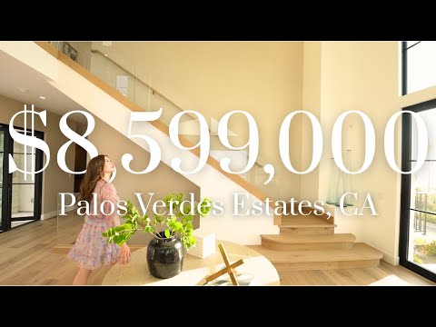 Tour a Rare $8.99M Palos Verdes Coastal Home | Unbelievable Ocean & City Views