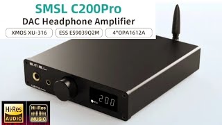SMSL C200 Pro – Neuer Premium DAC & Kopfhörerverstärker mit ESS ES9039Q2M!