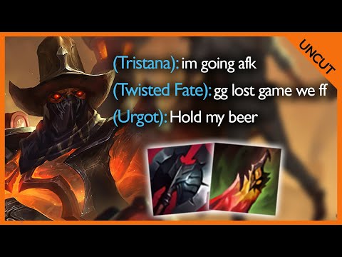 HARDEST GAME EVER! (PRACTICALLY 3V5) - URGOT VS SYLAS - HIGH ELO - League of Legends