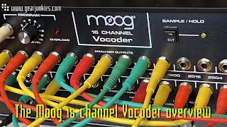 Video thumbnail for Moog 16 channel Vocoder overview by Gearjunkies