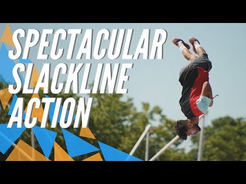 Triple frontflip on a Slackline | Best of GIBBON World Slackline Masters 2019 in Stuttgart (GER)