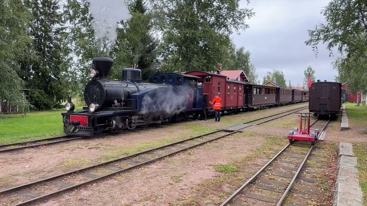 Паровоз на ст. Минкиё / Steam locomotive at Minkiö station