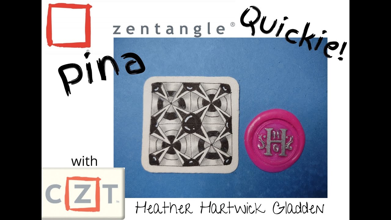 Zentangle® Quickie: Pina