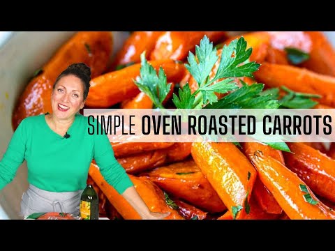OVEN ROASTED CARROTS | Easy side dish!