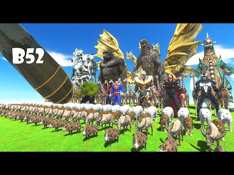 Nuclear Boom vs All Unit | Who Can Survive? - Animal Revolt Battle Simulator