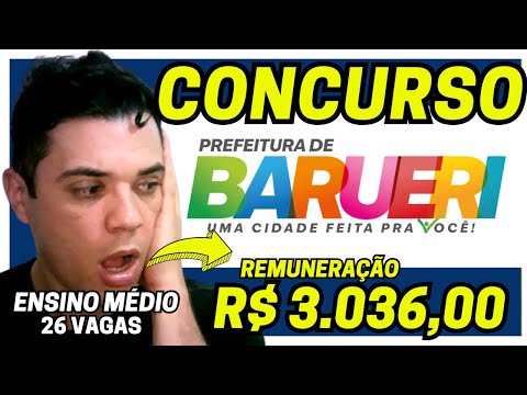 CONCURSO PREFEITURA DE BARUERI 2026