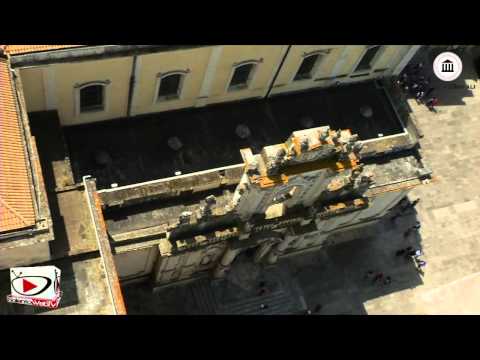 ESCLUSIVO: #invasionidigitali#tiportoincim@ al Campanile del Duomo di Lecce.