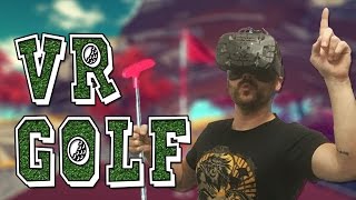 HOW TO GOLF IN VR - Cloudlands VR Minigolf Gameplay