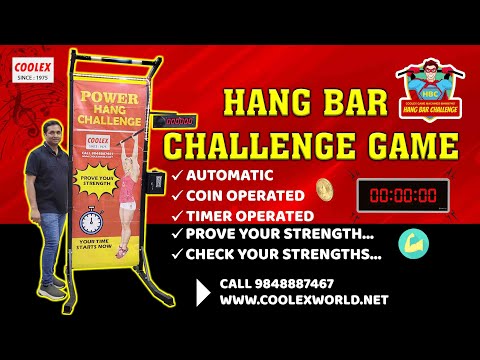 Coin Hanging Bar Challange Game with Remote