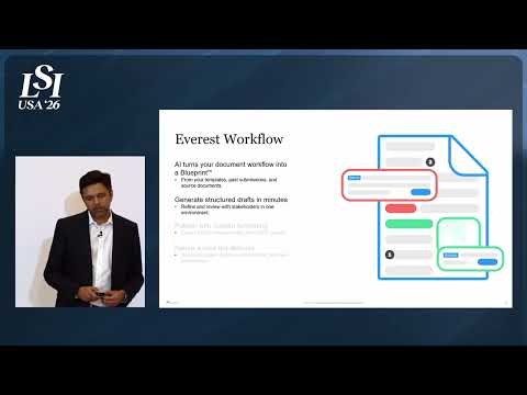 Arjun Bansal, Everest by Log10 - Agentic AI for compliant life science documents | LSI USA '26