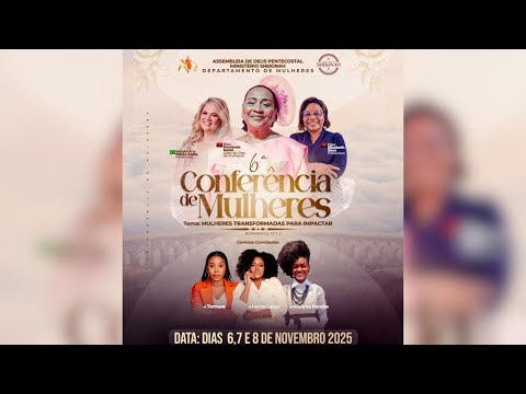 Ministério Shekinah | 3º DIA  6ª CONFERÊNCIA DE MULHERES 2025 (ENCERRAMENTO) | 08.10.2025