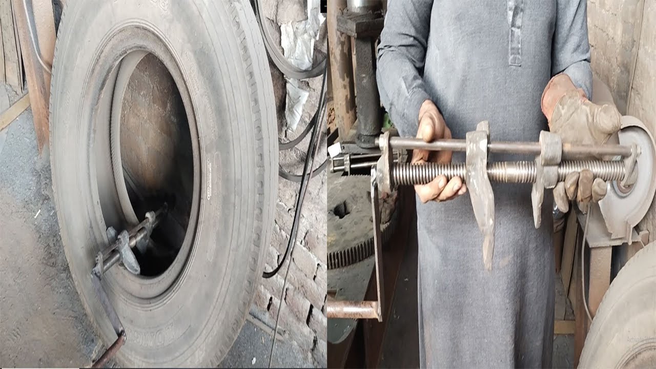 How To Make Truck Tyre Puncture Tools | Tyre vulcanizing tools | Machine Making Tips