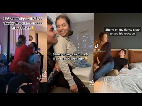 Sitting On My Boyfriend's Lap While He Is Gaming & See His Reaction Tiktok Compilation