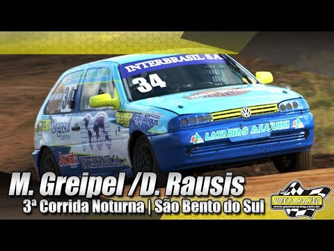 Mateus Greipel/Dirceu Rausis - 3ª Corrida Noturna -São Bento do Sul