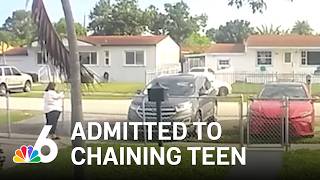 Florida mother accused of chaining teen daughter admitted it, police say