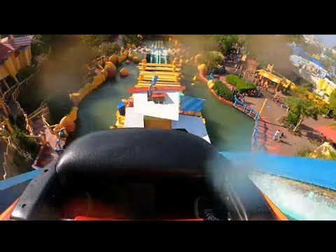 Onride: 'Dudley do-right's ripsaw falls' 💦 4K/POV 2022 - Island of adventure