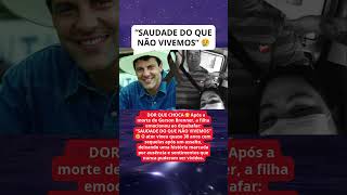 Filha de Gerson Brenner emociona com desabafo: “saudade do que não vivemos”🖤