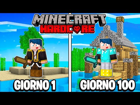 100 GIORNI HARDCORE IN UN'ISOLA DESERTA - MINECRAFT