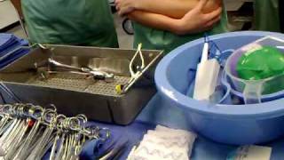 set up for appendectomy class