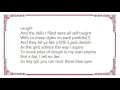 Kid Rock - Trippin' over a Rock Lyrics