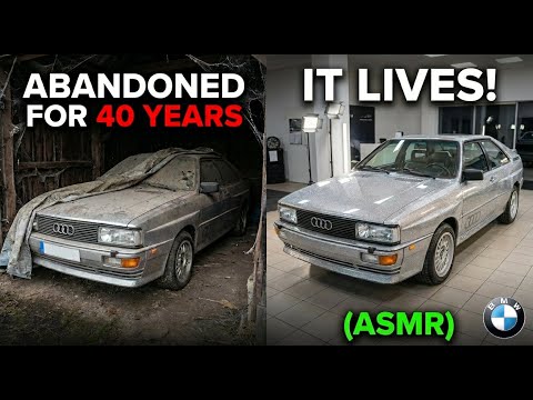 Abandoned for 40 Years: Restoring a Rare 1984 Audi UR-Quattro (Satisfying ASMR)