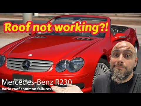 Mercedes Benz SL500 SL55 SL63 SL320 R230 vario roof common issues