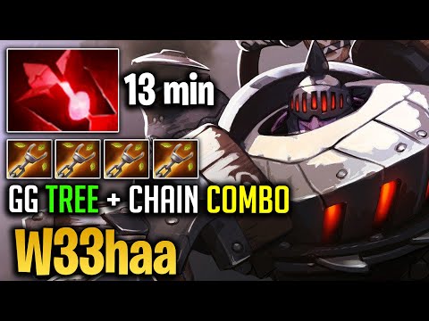 W33 - Timbersaw GG Tree + Chain COMBO Destroy Storm Spirit | Dota 2 7.24 Pro MMR Gameplay