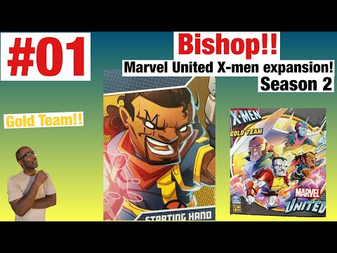 Bishop!! Review Marvel United X-Men Gold Team expansion! season 2