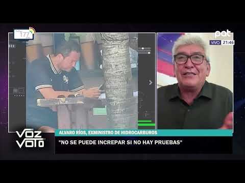 Álvaro Ríos, former Minister of Hydrocarbons