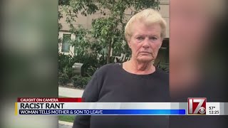 Woman&#39;s racist rant caught on camera