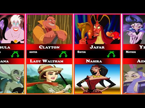 Disney Villains Families