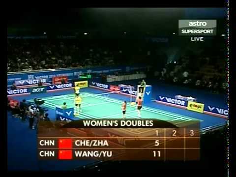 2011 super series badminton women double final.flv