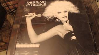 MISSING PERSONS - RIGHT NOW - RHYME &amp; REASON LP RECORD
