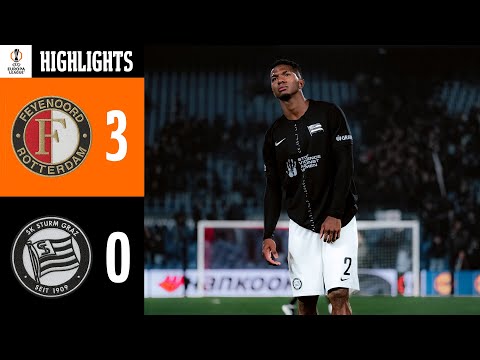 HIGHLIGHTS | Feyenoord Rotterdam vs. SK Sturm Graz | 7. Spieltag