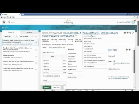 How to Approve Time in Workday