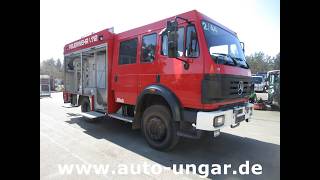 Пожарная машина Mercedes-Benz 1224 AF 4x4 Metz LF16 Feuerwehr Doka 9-Sitzer Sperren | Изображение 4 - Autoline