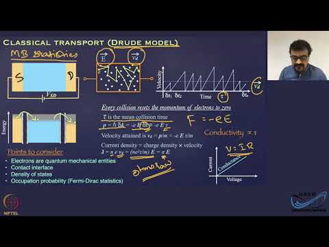 mod01lec02 - Classical & Semi-classical Transport: Overview