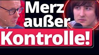 Merz in Panik und empört über Trump: Er steht völlig blank da!