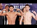 SHAKUR STEVENSON VS SHUICHIRO YOSHINO • FULL WEIGH IN & FACE OFF VIDEO