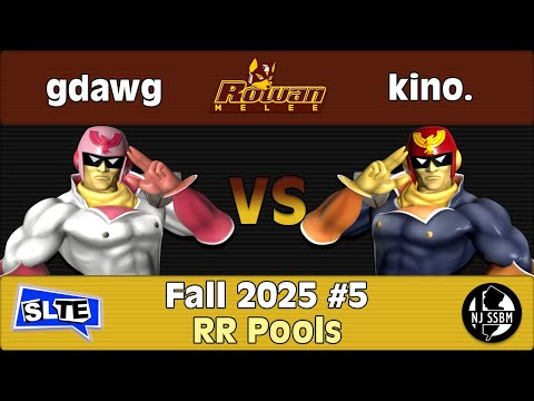 Rowan SSBM Fall 2025 #5: gdawg (Falcon) Vs. kino. (Falcon) - RR Pools