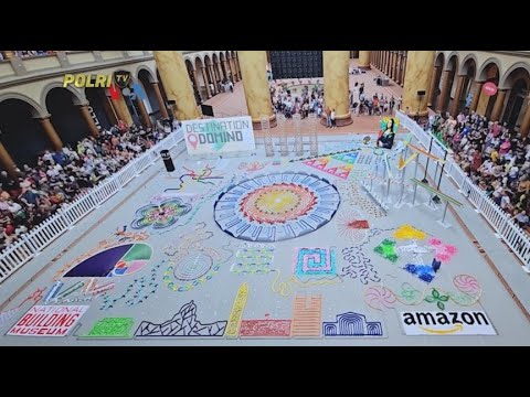 VOA - BINTANG KREASI DOMINO HEVESH5 PECAHKAN REKOR DUNIA DI AS