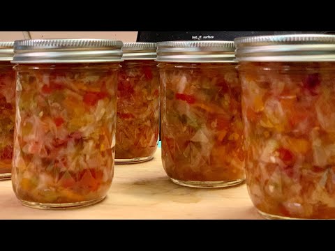 How To Make Old Fashioned Chow Chow Relish (MY WAY)  | Refrigerated Style
