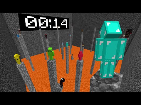 I Trapped 100 Kids But Lava Rises Every 60 Seconds...