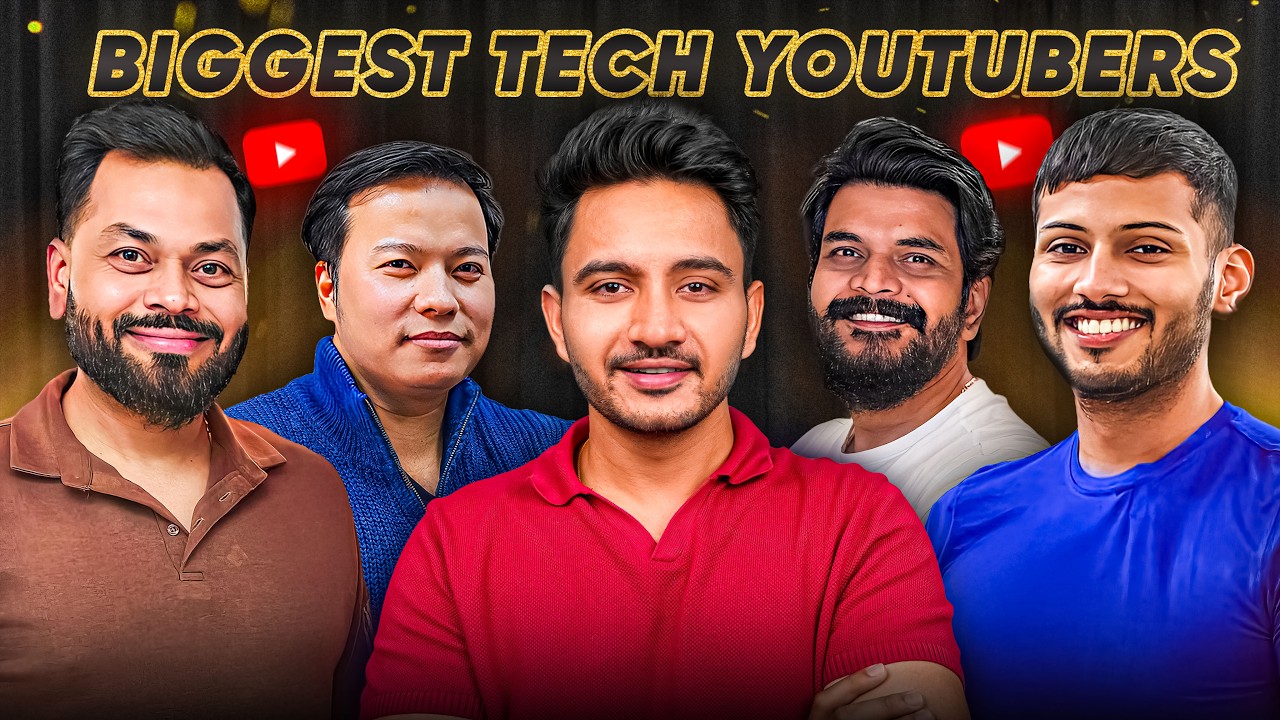 I Met Biggest Tech YouTubers for Smartphone Awards 2025 🔥