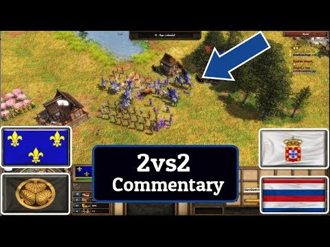 Age Of Empires III - Game commentée : 2vs2 avec Dark_Alpha contre un duo Porto-Dutch !