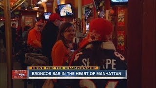 Broncos bar in the heart of Manhattan